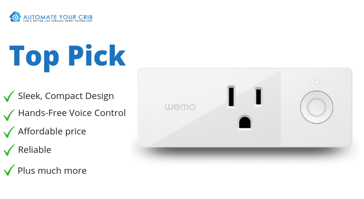 Smart Home Plugs Best Pick WeMo Mini